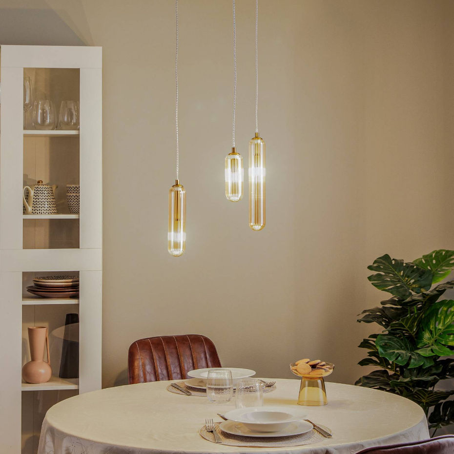Suspension en verre antique, Freylin