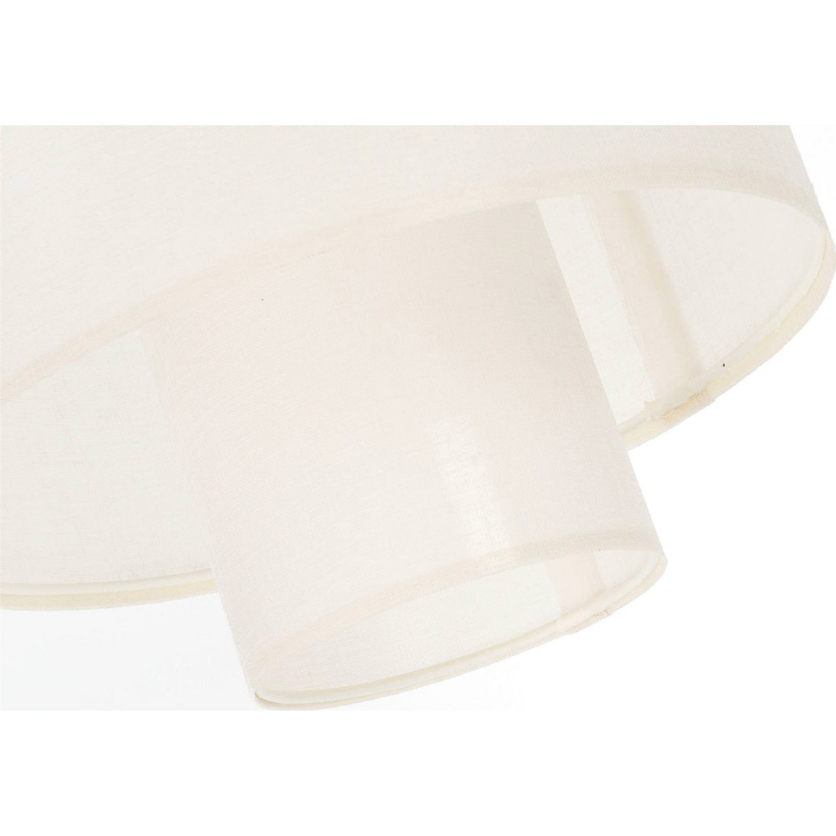 Suspension ronde en jute et lin Twin Light