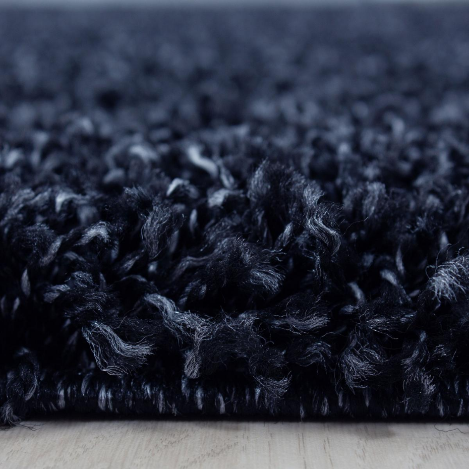 Tapis poils longs shaggy tissé motif uni UNI L