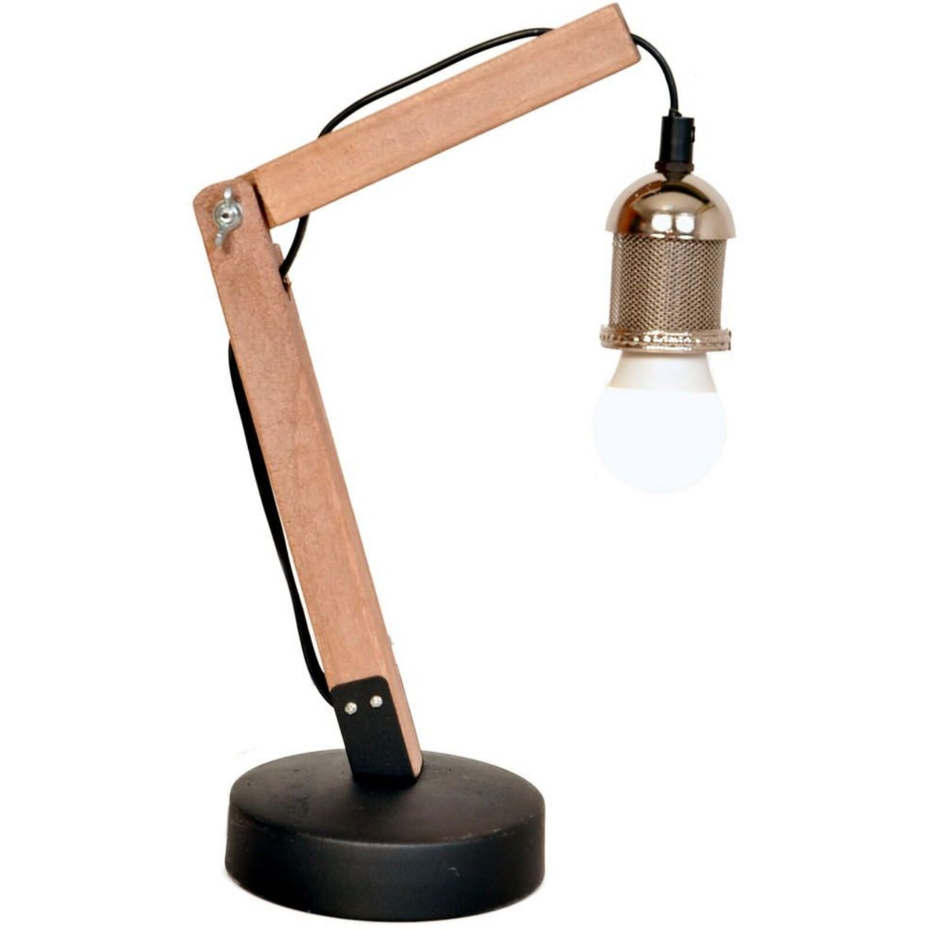 Lampe de bureau en bois Rossa I