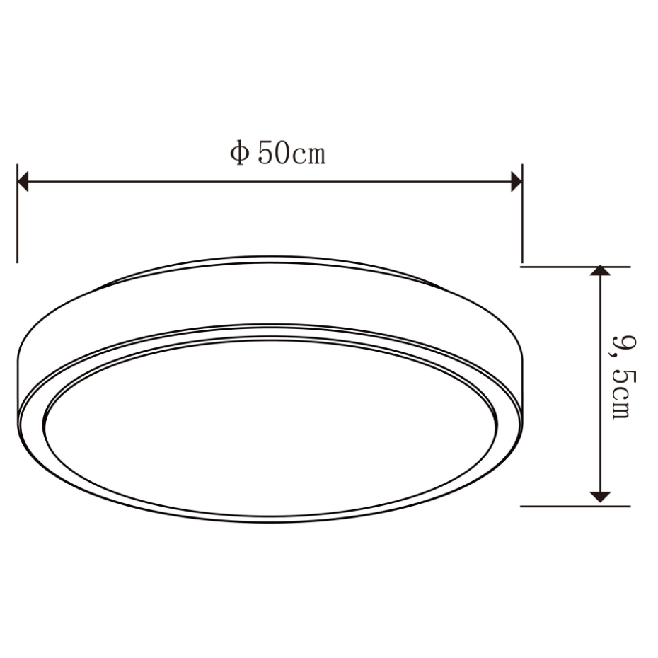 Plafonnier LED dimmable, DIAMOND