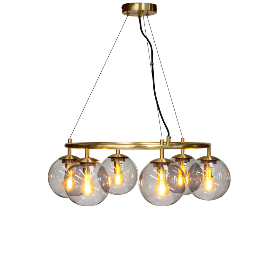 Lustre en Verre et Métal COMO