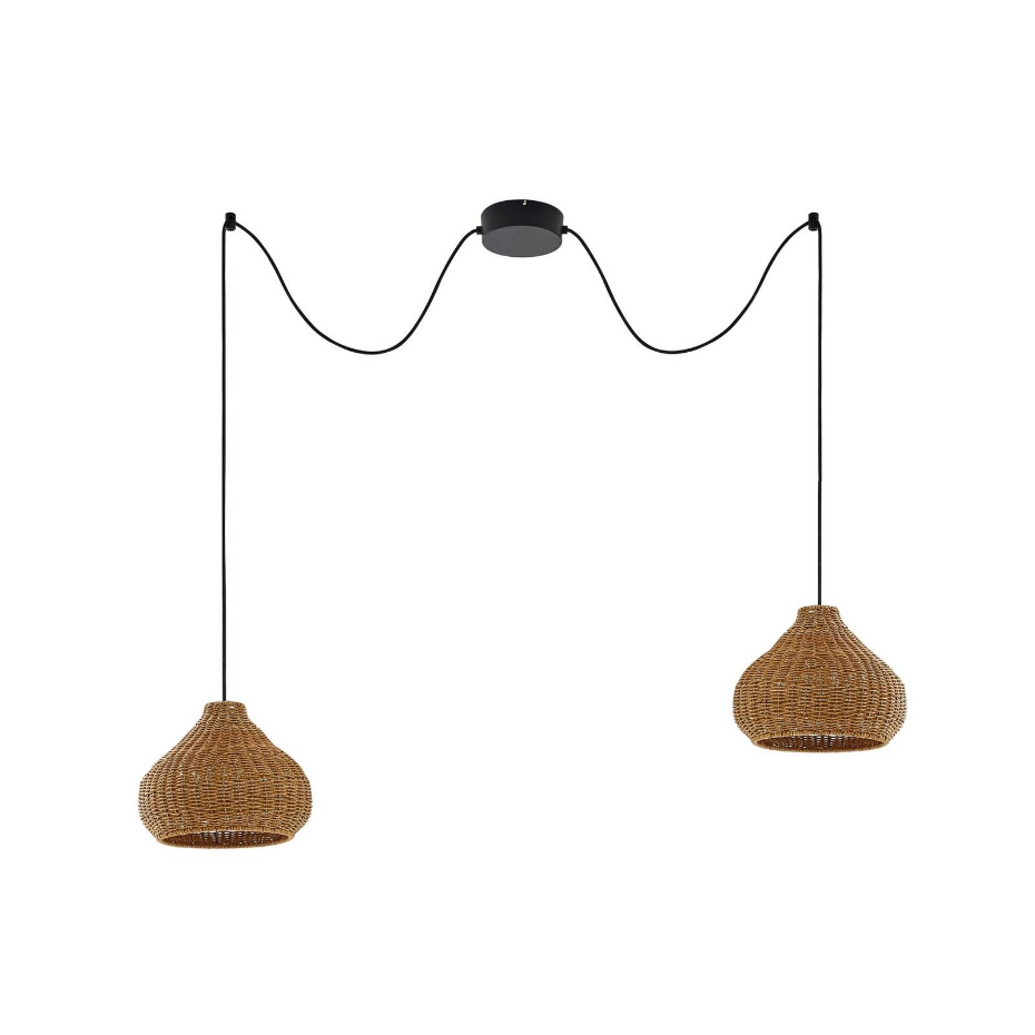 Luminaire extérieur en bois traditionnel