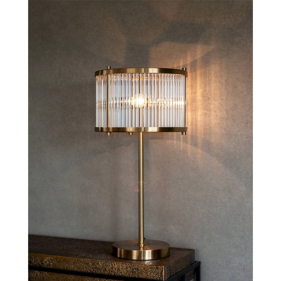 Lampe de table en métal Loiza Richmond Decoration