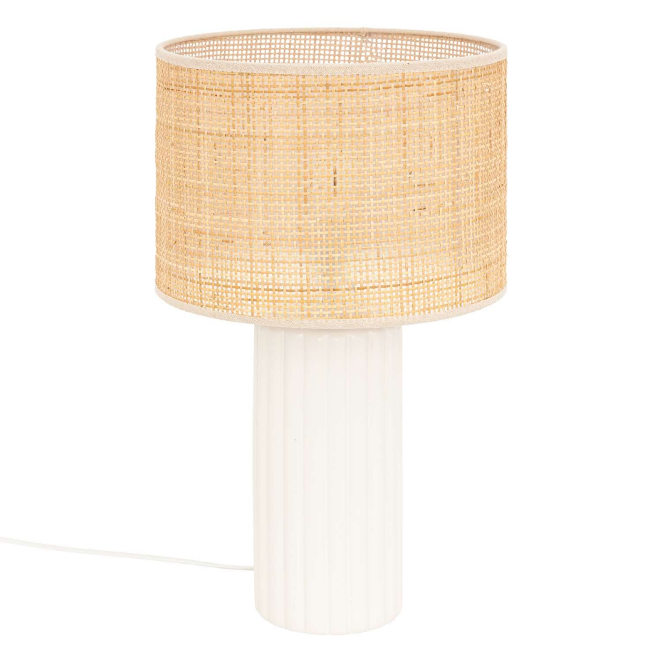 Lampe cylindre en céramique