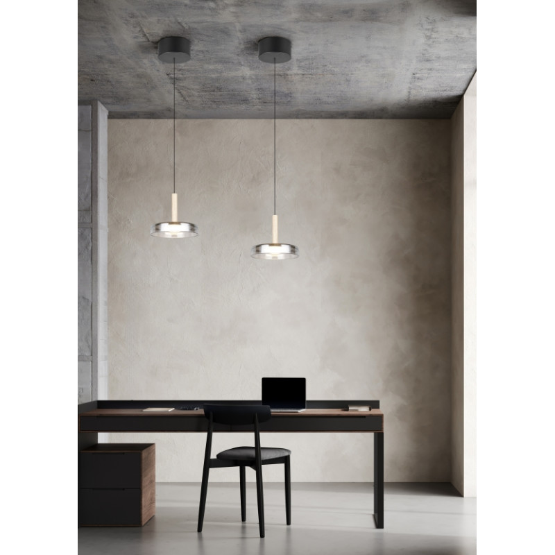 Suspension en verre design, D.22 , CELESTE