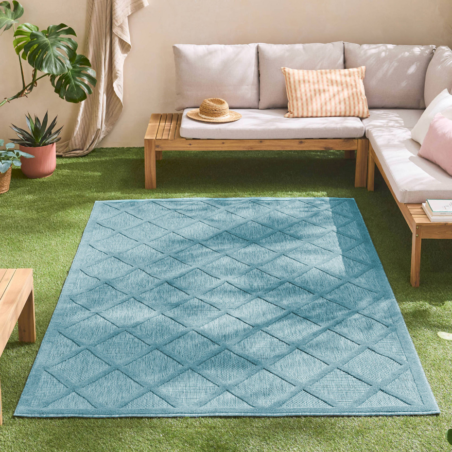 Tapis rectangulaire en polypropylène SANTORINI