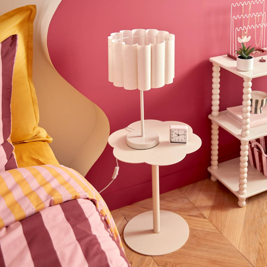 Lampe à poser tissu RONA