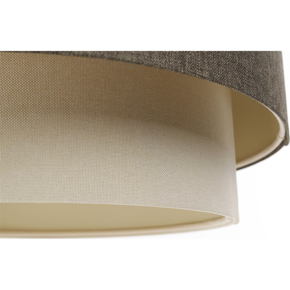Suspension ronde en tissu style boho elegant
