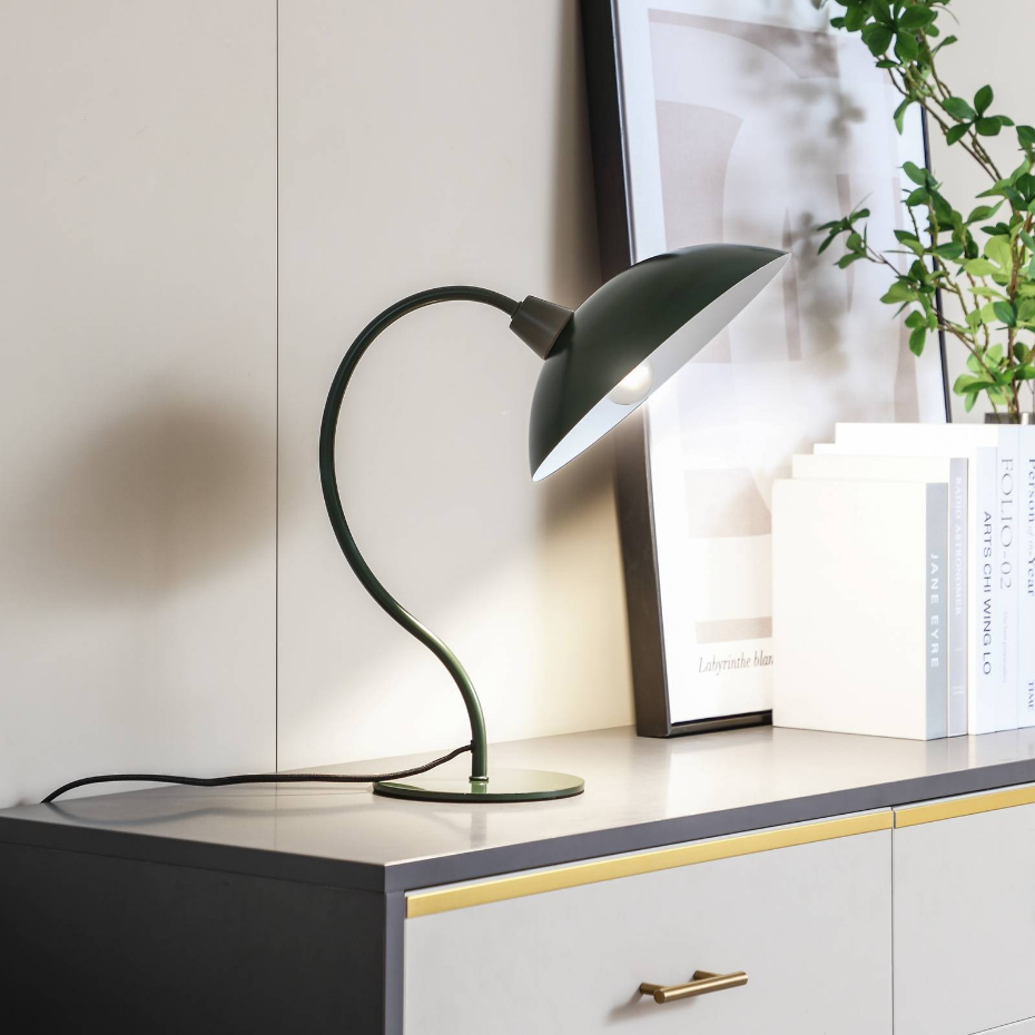 Lampe à poser en métal moderne, Arvadon