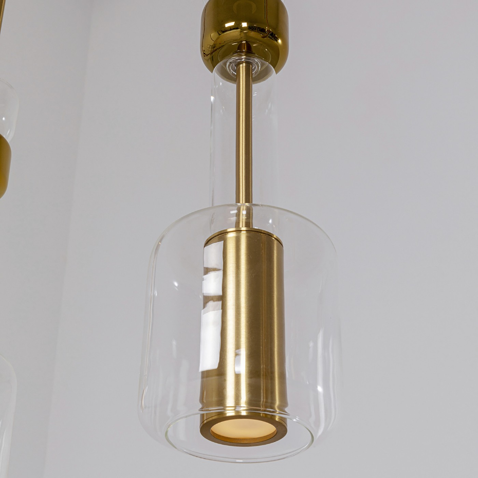 Suspension en verre et acier, CANDY BAR