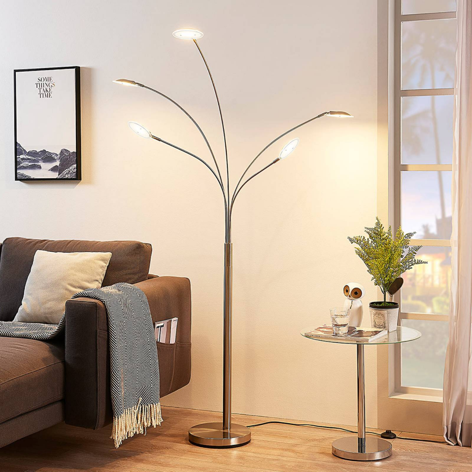 Lampadaire en métal moderneLED, Anea