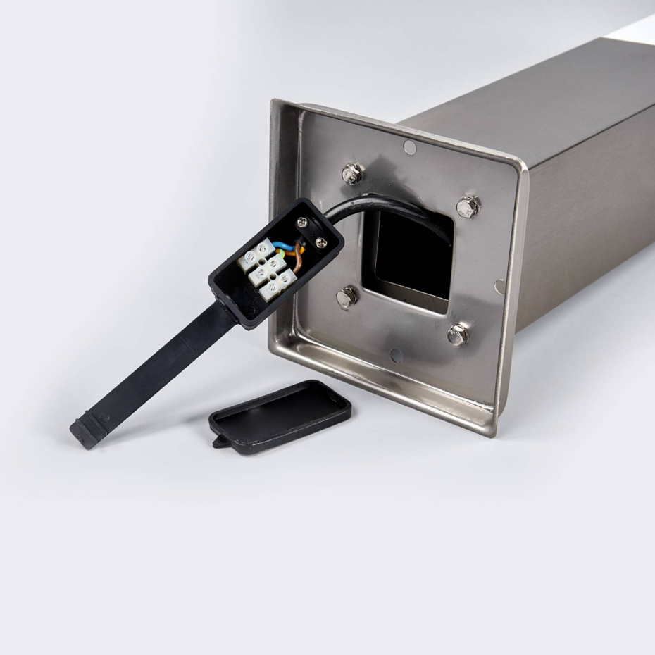 Luminaire extérieur en inox moderne, Lorian
