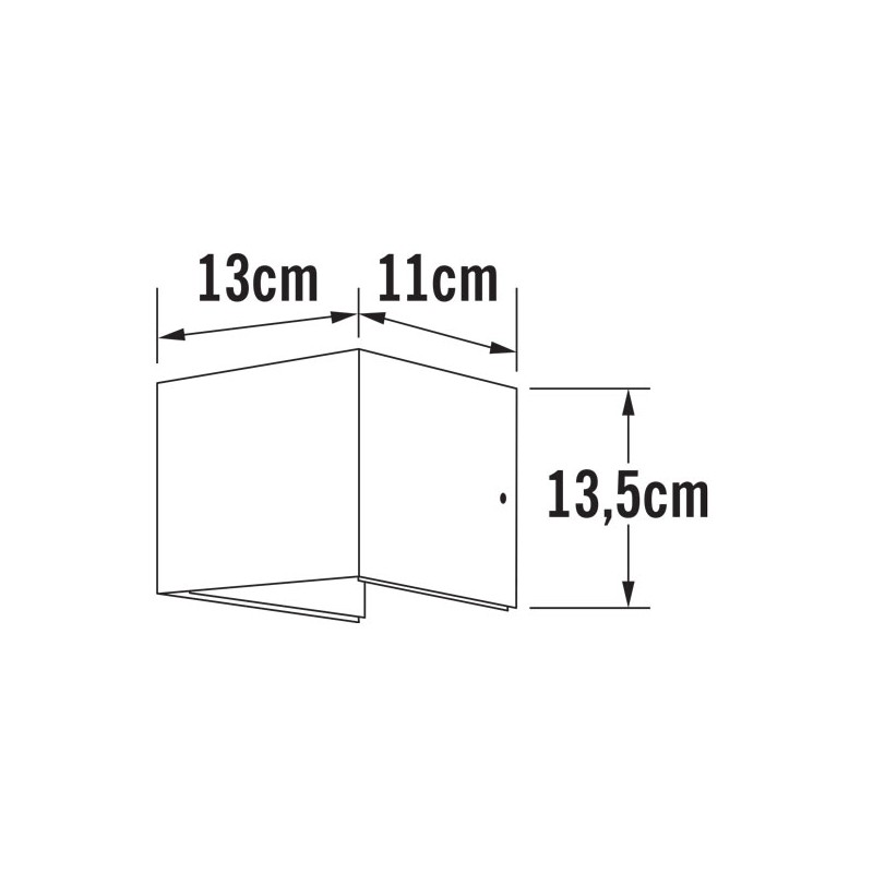 Applique Extérieure Anthracite Cremona Led Puissante
