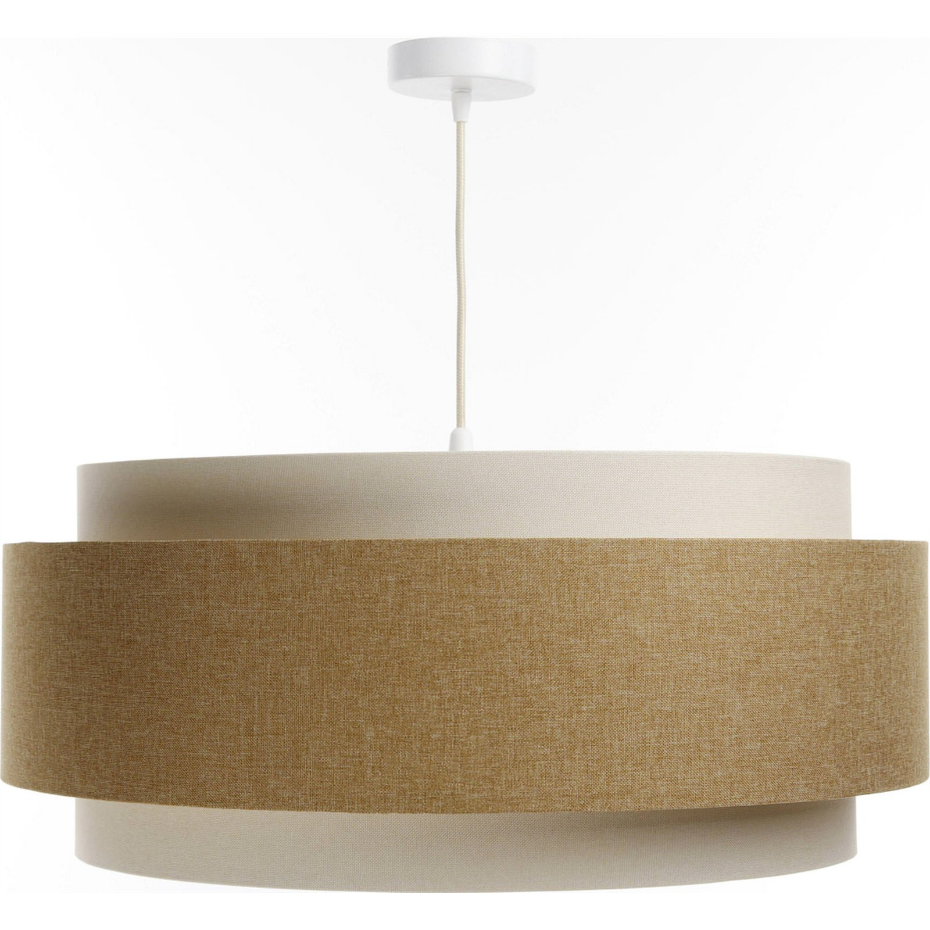 Suspension ronde en tissu pour salon Boho Elegant