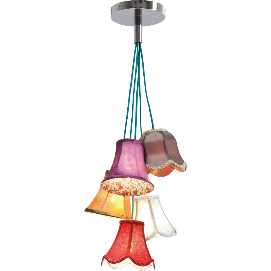 Suspension en soie 5 abat-jours, SALOON