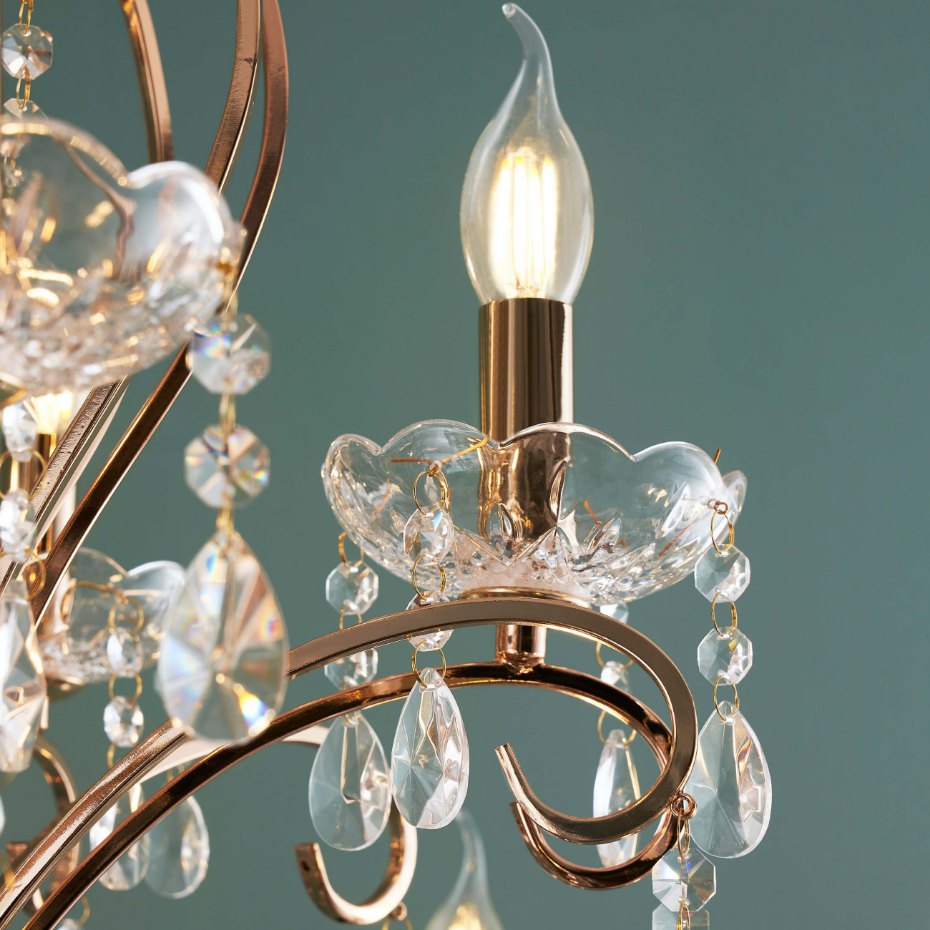 Magnifique lustre en cristal - PAVIA