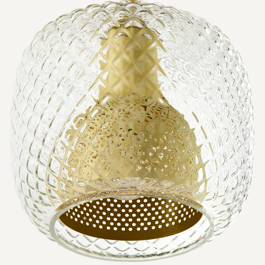 Liseuse verre ciselé, Mistinguett, design Emmanuel Gallina