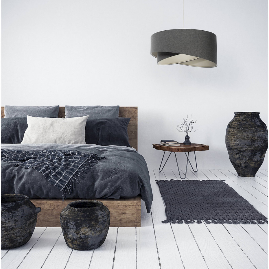 Suspension en tissu rond Boho