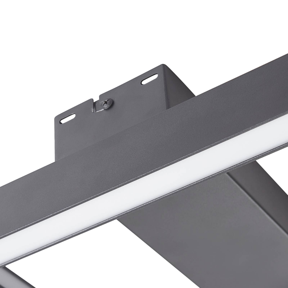 Plafonnier connecté en métal moderneLED