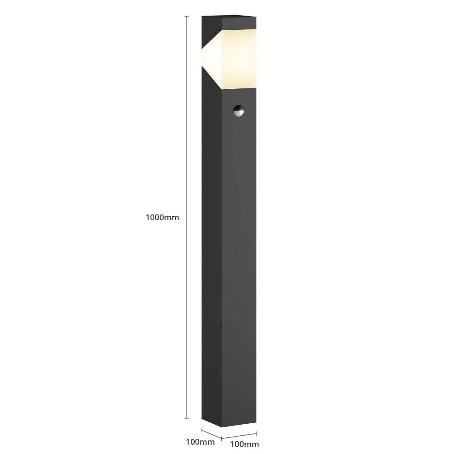 Luminaire extérieur en aluminium moderne