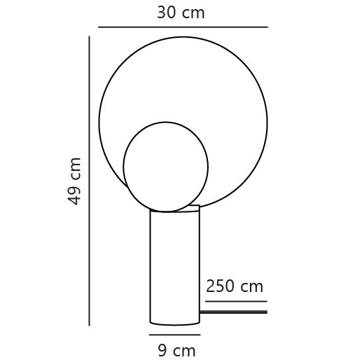 Lampe à poser CACHÉ