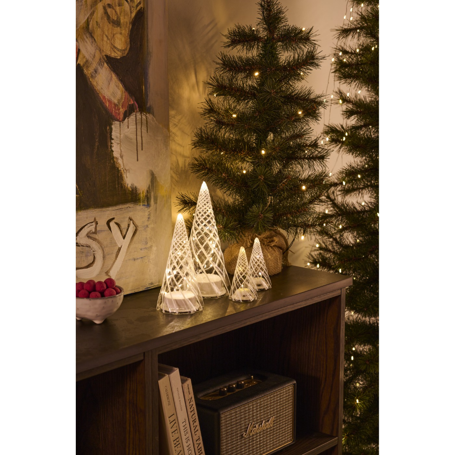 Lot de 2 sapins LED Vilma