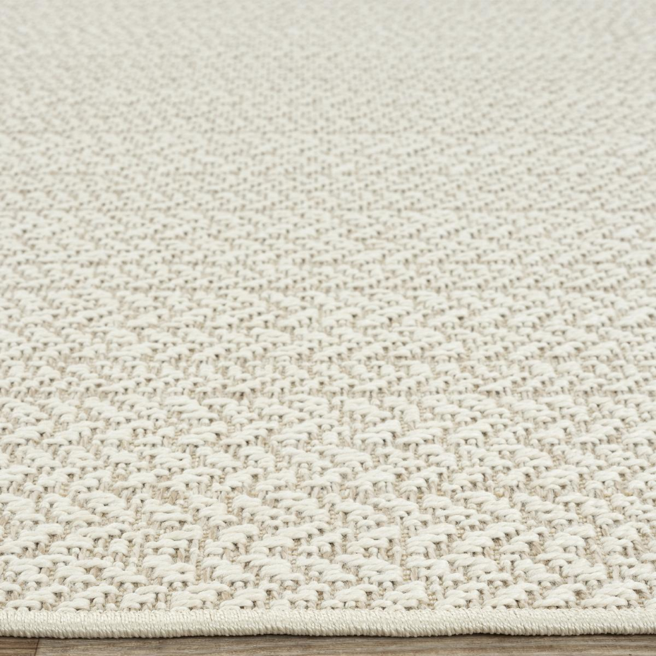 Tapis extérieur intérieur LYN13 REZY aspect jute ton sur ton