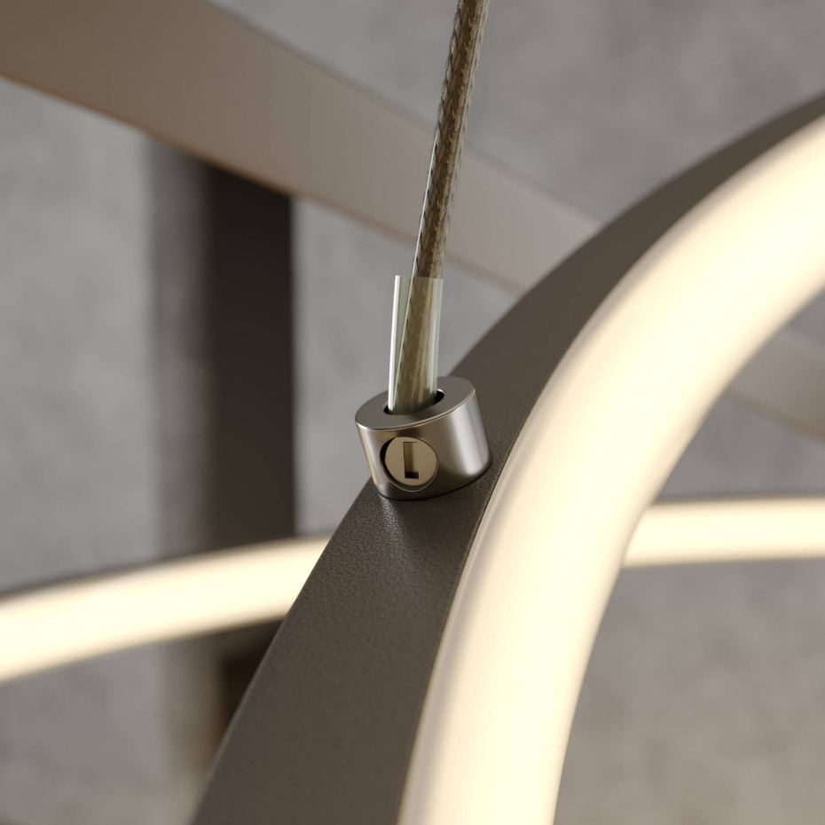 Suspension en métal moderneLED, Ezana