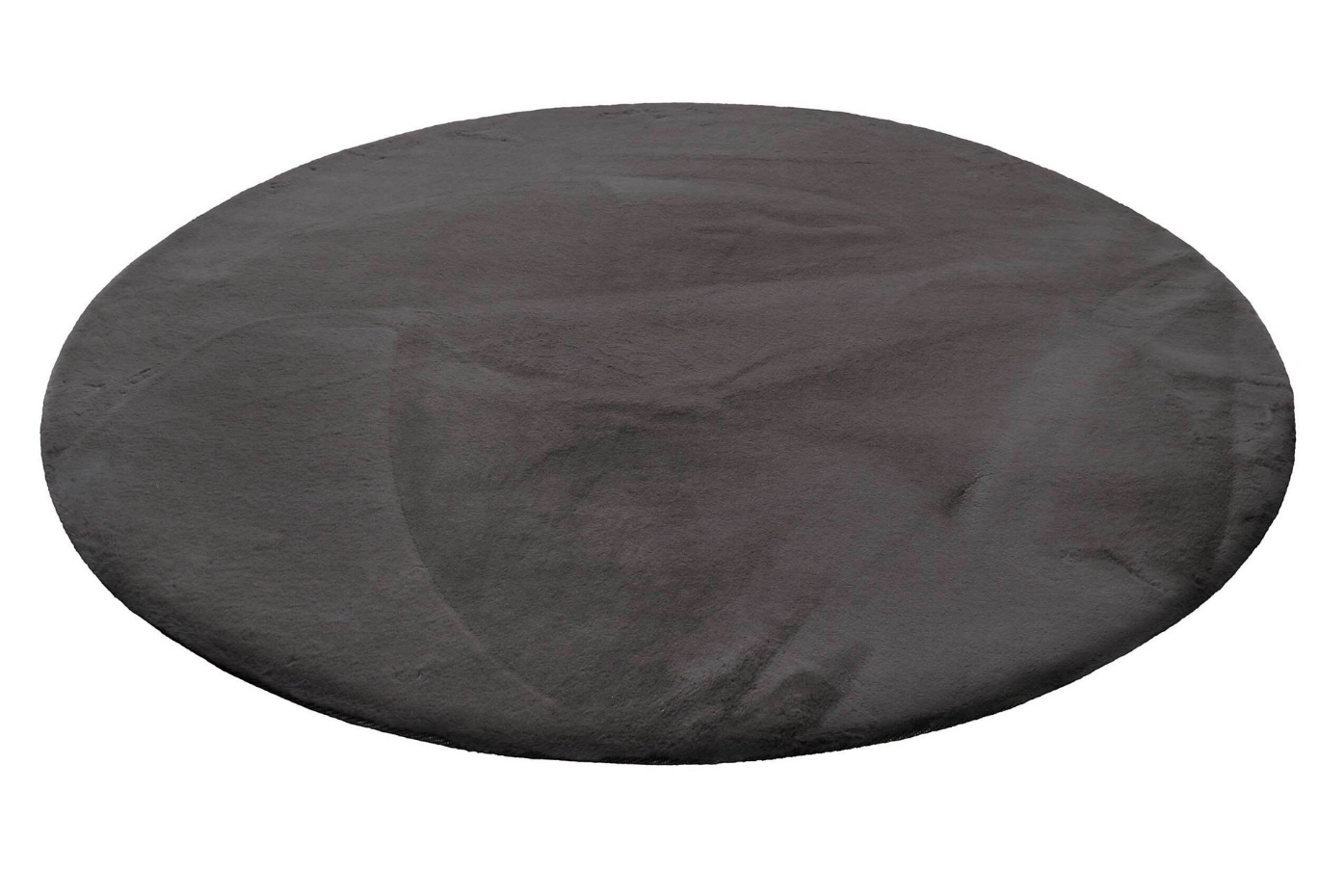 Tapis rond très moelleux à poils longs ,  Alice