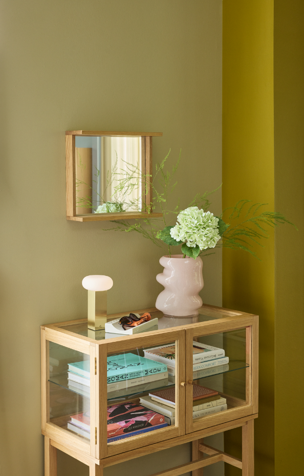 Lampe portable en verre et fer LOW