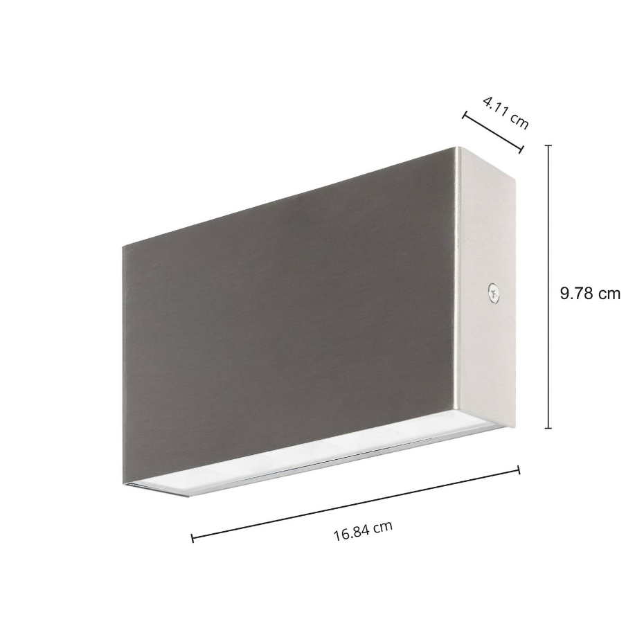 Applique extérieure en inox moderneLED