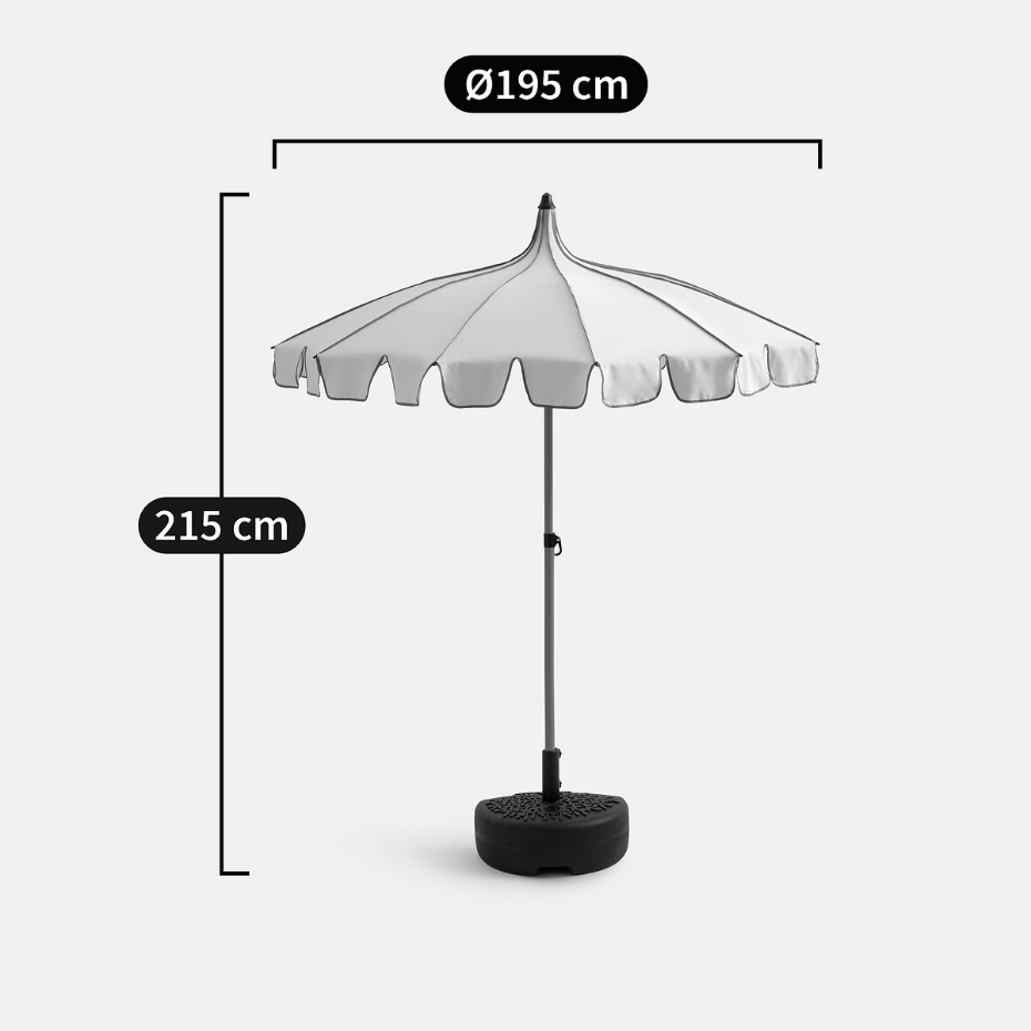 Parasol forme chapiteau AVITA