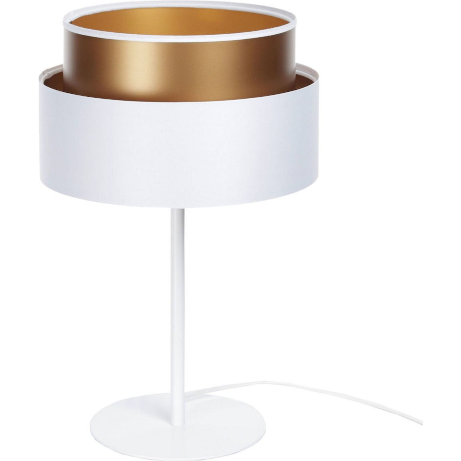 Lampe à poser ronde en PVC Duo ellegant