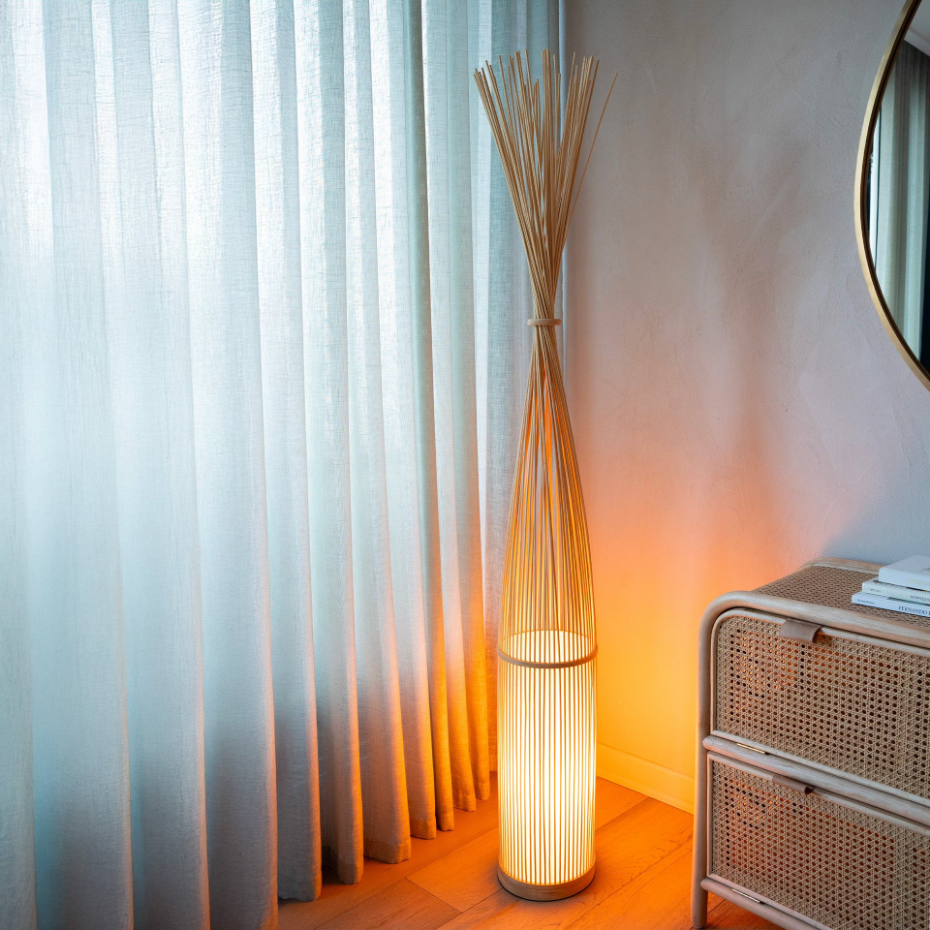 Lampadaire en bambou - HURON