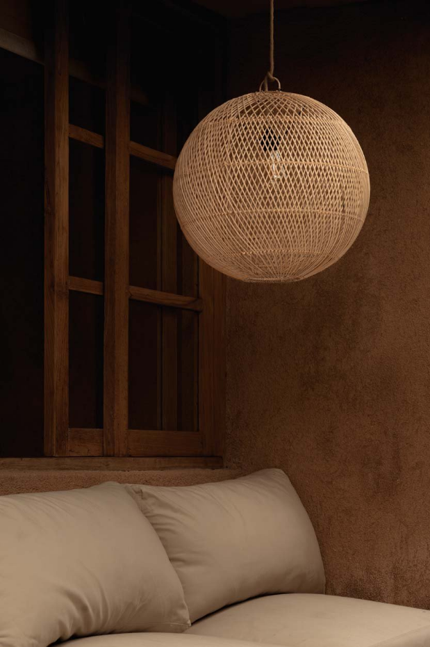 Suspension en rotin BUBBLE