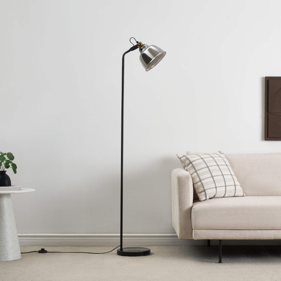 Lampadaire orientable style atelier - LINZ