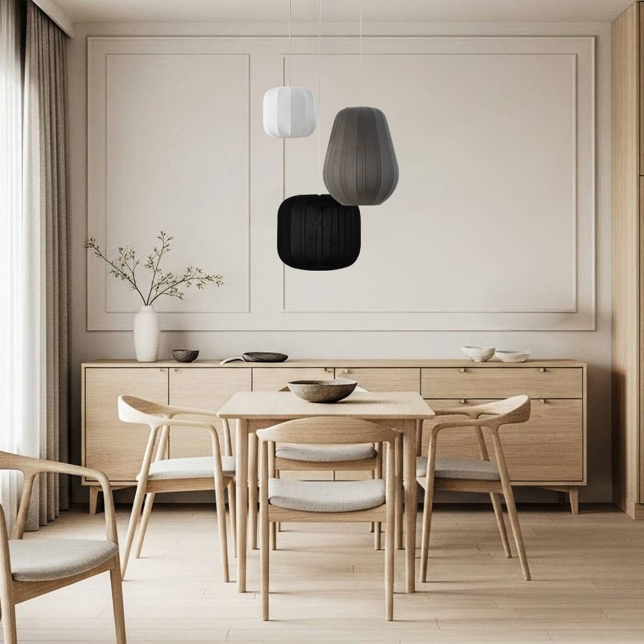 Suspension en textile scandinave, Helin