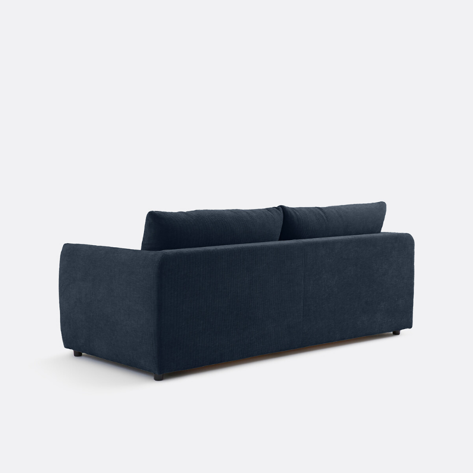 Canapé convertible 2, 3, 4 pl., velours gaufré Yde