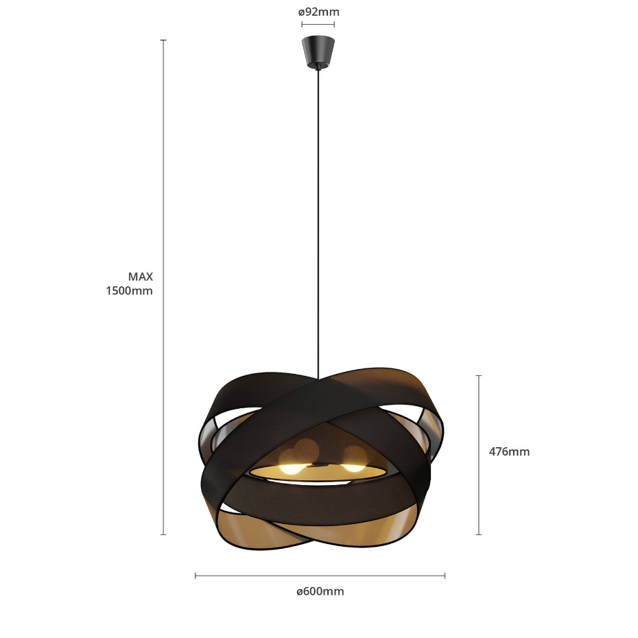 Suspension en textile moderne, Simaria