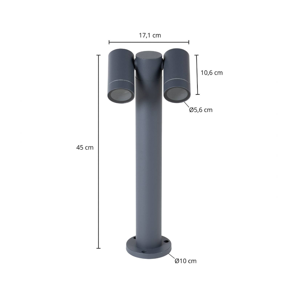Luminaire extérieur en aluminium moderne