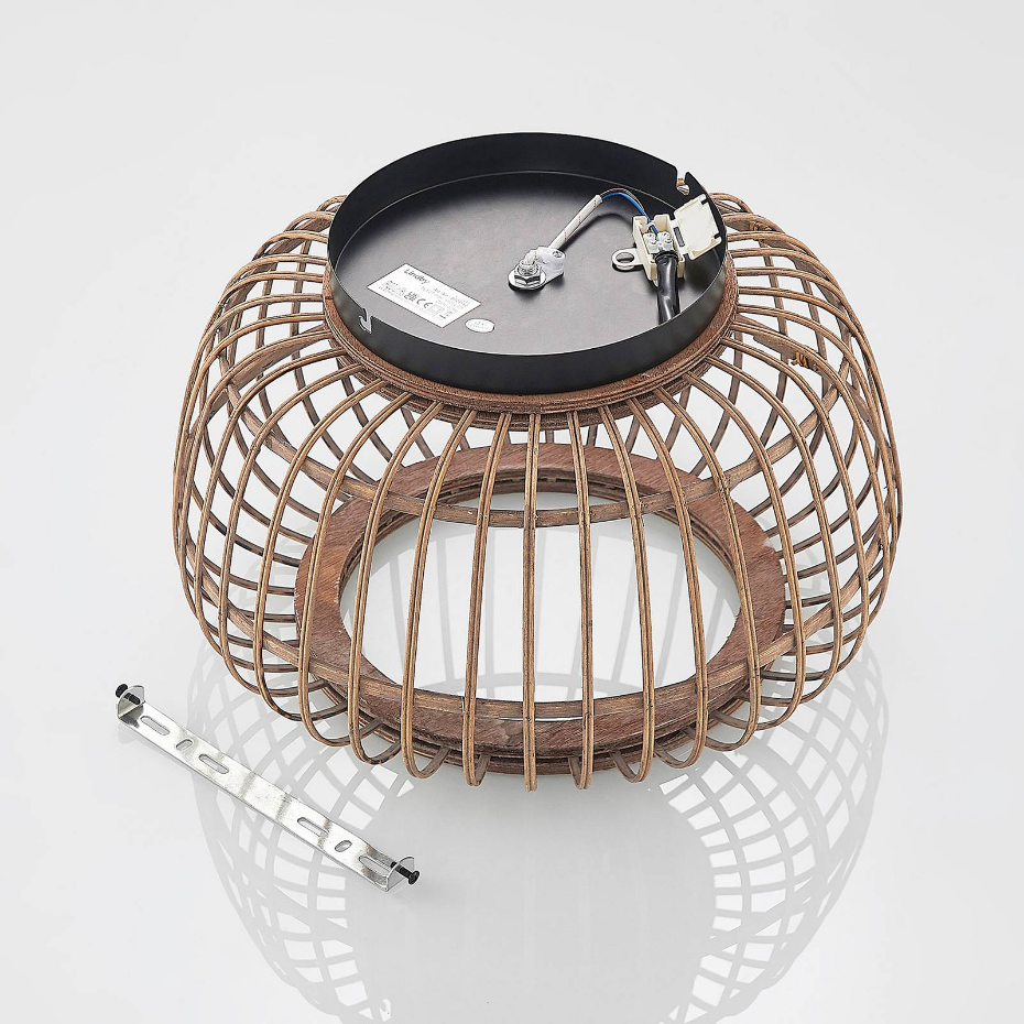 Plafonnier en bois scandinave, Bominio