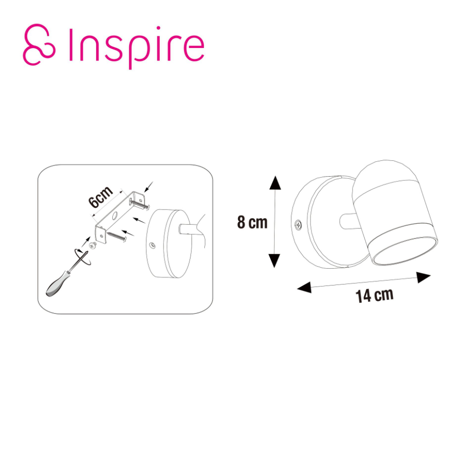 Spot salle de bain sans source, DOLI