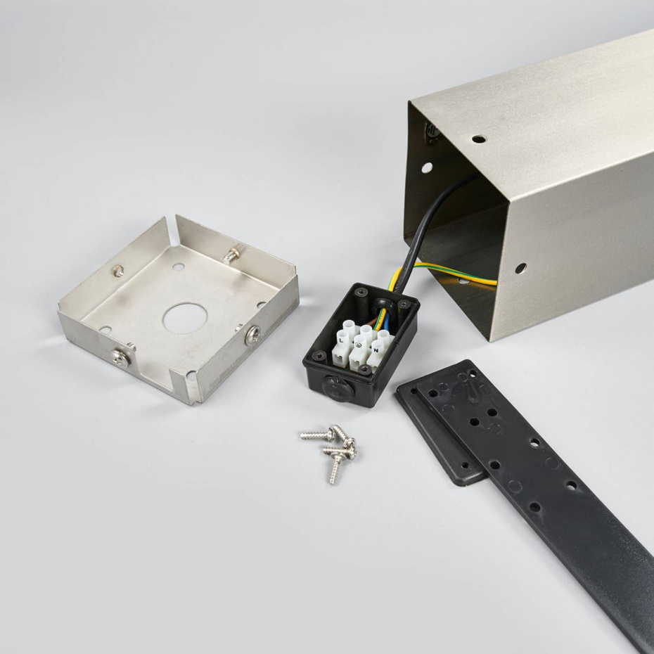 Luminaire extérieur en inox moderneLED