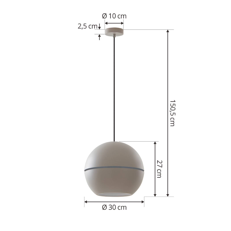 Suspension en aluminium moderne, Calantha