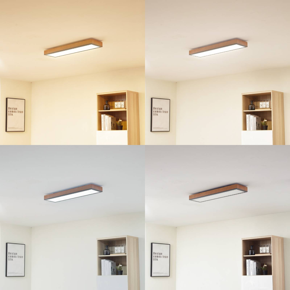 Plafonnier en bois moderneLED, Laviona
