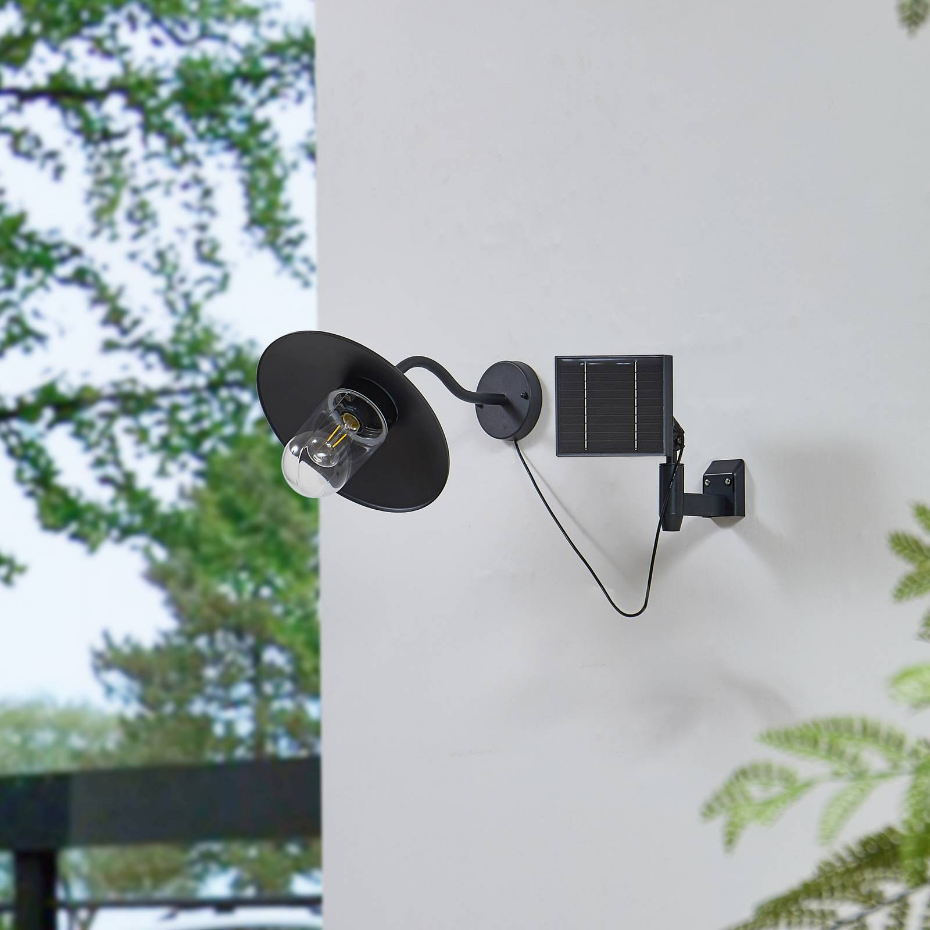 Lampe solaire extérieure en aluminiumLED