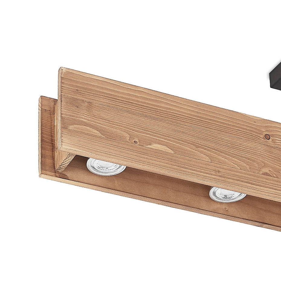 Plafonnier en bois scandinave, Malwin