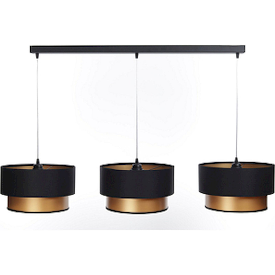 Suspension rectangulaire en tissu Duo ellegant