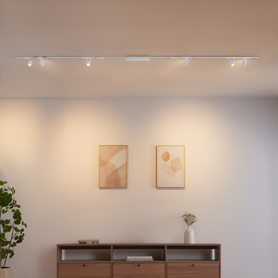 Kit 3 rails + 6 spots LED orientables - LYNE